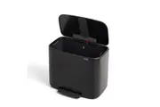Bo Pedal Bin (Matt Black) - 36 Litre