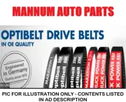 FAN BELT KIT FITS KIA PREGIO 2.7Ltr CT MODELS J2 ENGINE 04/02 - 04/06 (for: Kia)