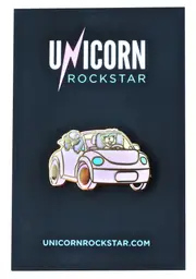 [Unicorn Rockstar] Cruisin Poodles Pin