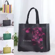 Reusable Foldable Shopping Bag Non-Woven Fabric Grocery Storage Bag Pouch