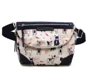 Lily Bloom Oui Oui Frenchie All Over Print Pink No Longer Produced