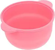 TEMPNAP Non Stick Silicone Wax Melting Bowl Pink Wax Heater Pot for Hair Removal Waxing Supplies High Temperature Resistant Durable Melting Container for Safe and Convenient Use
