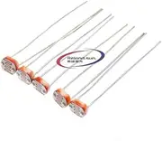 20Pcs GL5506 GL5516 GL5528 GL5537 GL5539 GL5547 GL5549 Light Dependent Resistor LDR 5MM Photoresistor (GL5547)