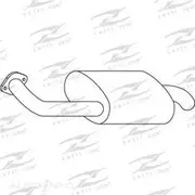 Redback Mufflers Bolt-On to suit Nissan MaxiMazda J31 2004-2009 RHS RM - M2370