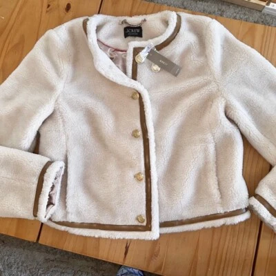 J.Crew collection limited edition Sherpa blend lady jacket