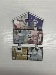 LOUNGEFLY SANRIO Hello Kitty & Friends House Puzzle Blind Box Pin FULL SET