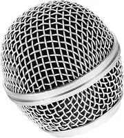 CONGARTENO Microphone Grille Replacement Mesh Head Collision Half Design for Enhanced Sound Suitable for Various Occasions