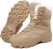 [CLSQLXYJZC] Men's Tactical Army Boots, Lightweight Combat Boots Jungle Boots Military Work Boots Desert Boots Water Resistant Lightweight Hiking Boots Army Work Boots