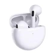 Laser TWS Earbuds with Voice Assistant and Charging Case (White)