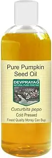 Devprayag Pure Pumpkin Seed Oil (Cucurbita pepo) Natural Therapeutic Grade Cold Pressed 200ml (6.76 oz)
