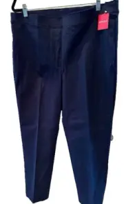 Spanx Women’s Classic Navy Ankle Skinny Pull On Rayon Blend Pants Size Xl.