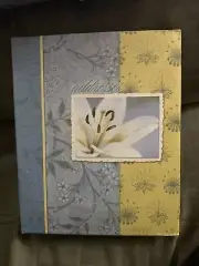 Address Book Blue & Yellow Day Lily