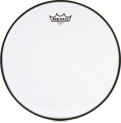 Remo Emperor Clear Drumhead - 13 inch (2-pack) Bundle