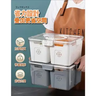 【Nick Shop】三格瀝水保鮮盒-買一送一(瀝水收納盒 冰箱保鮮盒 食物保鮮盒)
