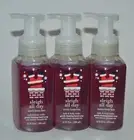 3 BATH BODY WORKS MERRY BERRY KISS GENTLE FOAMING HAND SOAP WASH SLEIGH ALL DAY
