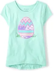 [The Children's Place] Girls' Short Sleeve High Low Top