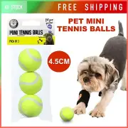 4.5cm Mini Tennis Balls Puppy Toy Play Fetch Training Small Puppy Chew no bounce