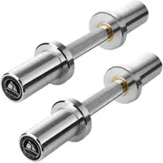 METEOR Dumbbell Handle,Olympic Barbell Weightlifting Bar in 50mm Loadable Sleeves