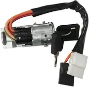 Car Ignition Starter Switch 7701038365 7700813973 for Vauxhall for Movano for Vivaro 2001-2014 Ignition Steering Lock Barrel Contact Switch with 2 Keys