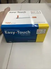 1Ml/Cc Lab Consumables -Easy Touch/31G [5/16th” or 8mm] New-Sealed (Box Of 100)