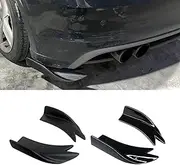 Car Rear Package Corner Rivet Wrapped Corner Anti Scratch Corner Protector for A1 2011-2019 Body Kit Car Accessories (Carbon Fiber)