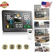 Multi-Functional Digital Weather Thermometer with Adjustable Backlight & Alarm
