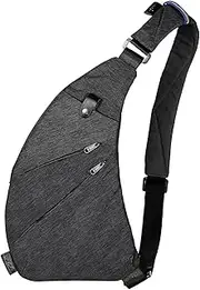 [TOPNICE] Sling Bag Shoulder Chest Crossbody Bags Lightweight Casual Outdoor Sport Travel Hiking Multipurpose Anti Theft Sling Purse Back Pack for Men Women