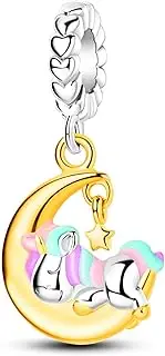 NUJIFFY 925 Sterling Silver Charm Beads for Bracelets & Necklaces,Airplane Passport Sister Crystal Charms Beads,Book Coffee Heart Angle Charm Bracelets, Cool Graduation Gifts Jewelry for Women Girls