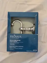 Pegasus 145 724 Bold Bathroom Robe Hook Classic Polished Chrome - New mac12