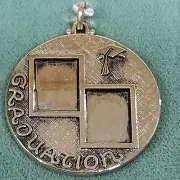 Vintage Anson Graduation Charm Bracelet Necklace Gold Tone