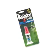 Krazy Glue Home & Office Brush On Super Glue, Brush Applicator, 5 Grams 0.18 oz