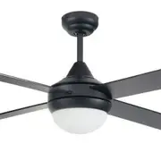Brilliant Tempo Plus 52" 4 Blade AC Ceiling Fan with 2xE27 Light