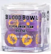 Elven Union Team Dice Set-NIB-OOP-High Elves-Aelves-Elf-Blood Bowl-Warhammer-AoS
