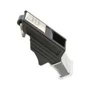 (Black&Silver) Professional Referee Whistle ABS Sports Whistle Nuclear GD