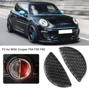 Carbon Fiber Interior Door Handle Cover Rugged Elegant Adhesive Sticker for Mini