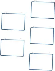 Tofficu 5pcs Hanging Document Bag Paper Bags File Organizer Suspending File Display Bag Paper Organizer Wall Displaying File Pouch Wall Organizer for Office Clear Paper Holder Pvc