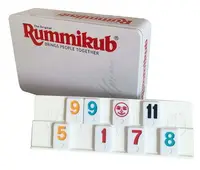 在飛比找樂天市場購物網優惠-拉密外出型鐵盒新版 Rummikub Alpine 附中文說