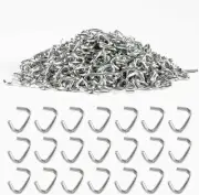Sukh 650PCS Galvanized Hog Rings - Hog Nose Rings 3/8 Upholstery Heavy Duty for