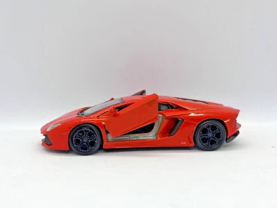 1:41 Lamborghini Aventador LP700-4 Model Car Diecast Toy Vehicle Orange color