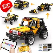 Smart Robot Building Kit – Programmable RC Off-Roader Car, Perfect Gift for Boys
