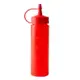 《EXCELSA》圓筒醬料擠壓瓶(紅250ml) | 醬料罐 調味瓶