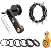 Ｓｉｍｈｏａ Bike Chain Tensioner with Spacers Bike Single Speed Conversion Chain Adjuster Converter