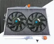 For Volvo Amazon P1800 W/B18 B20 GT M/T 1959-1970 69 68 67 Aluminum Radiator+fan (for: Volvo)