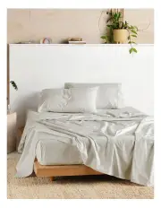 [Linen House] 300 Thread Count Vienna Sheeting in Grey