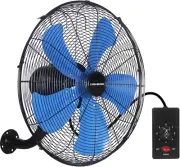 18 Inch 3-Speed High Velocity Industrial Oscillating Fan, Wall Mount Fan with Ma