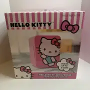 Hello Kitty Pink 6 Can Mini Fridge Thermoelectric Cooler 4 Litre