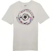 Fox Racing Energy Face Tee, Light Grey
