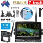 7" LCD Monitor 12V/24V Car Reversing Reverse Camera For Truck VAN RV Waterproof