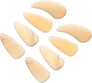 Totority 8pcs Protective Practice Nails for Beginners Smooth Design for Finger Essential Accessories for Stringed Instruments