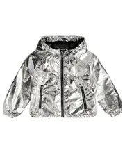 [Givenchy Kids] Givenchy Kids Logo metallic jacket Y 14 silver